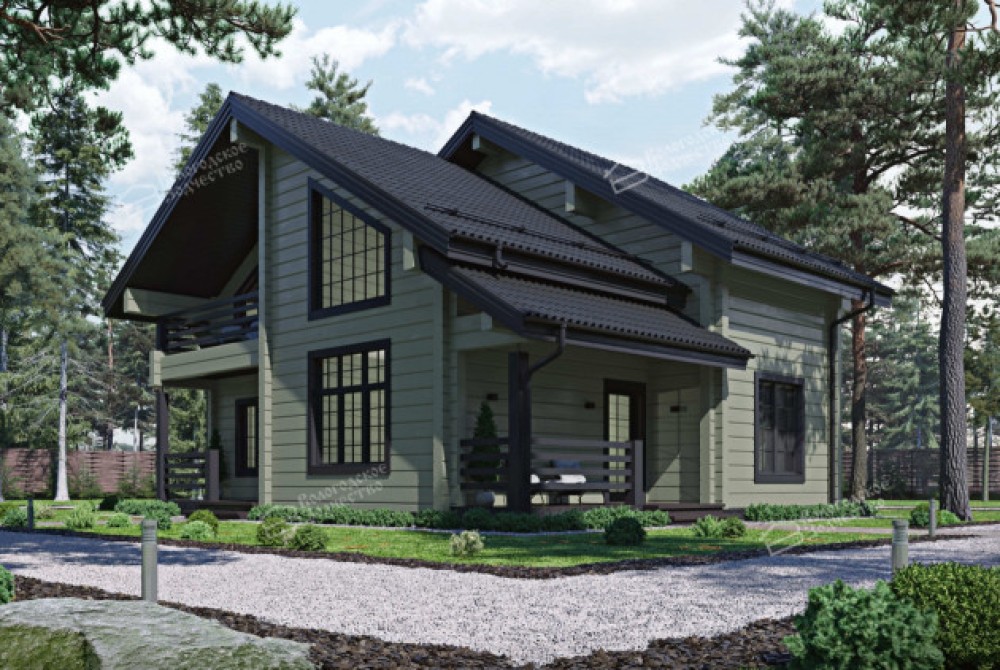 Дом из клееного бруса VZ-351